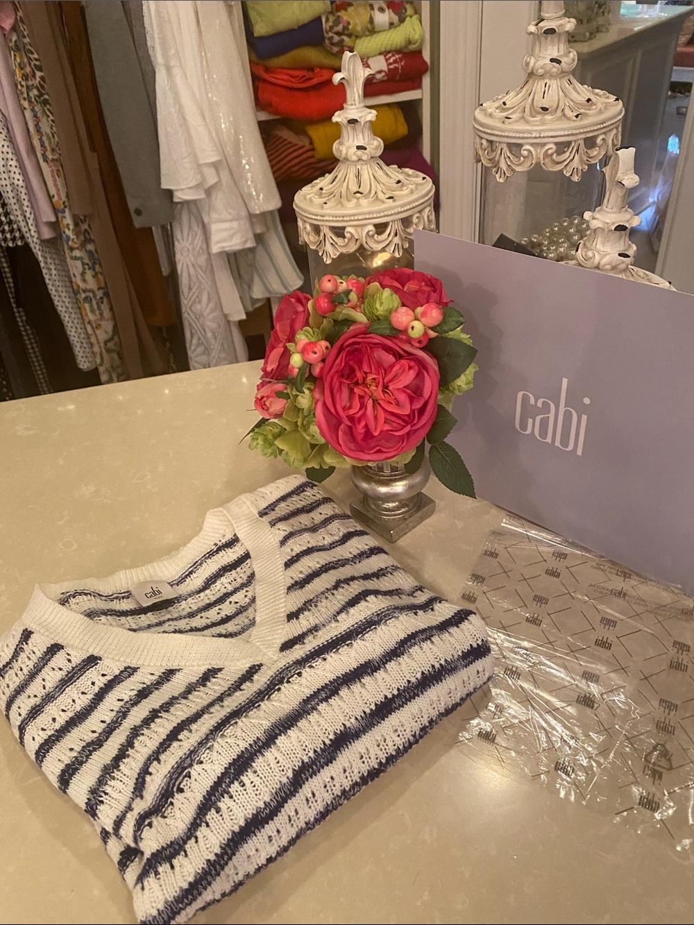 Chic CAbi  Peace pullover sweater - Picture 6 of 13